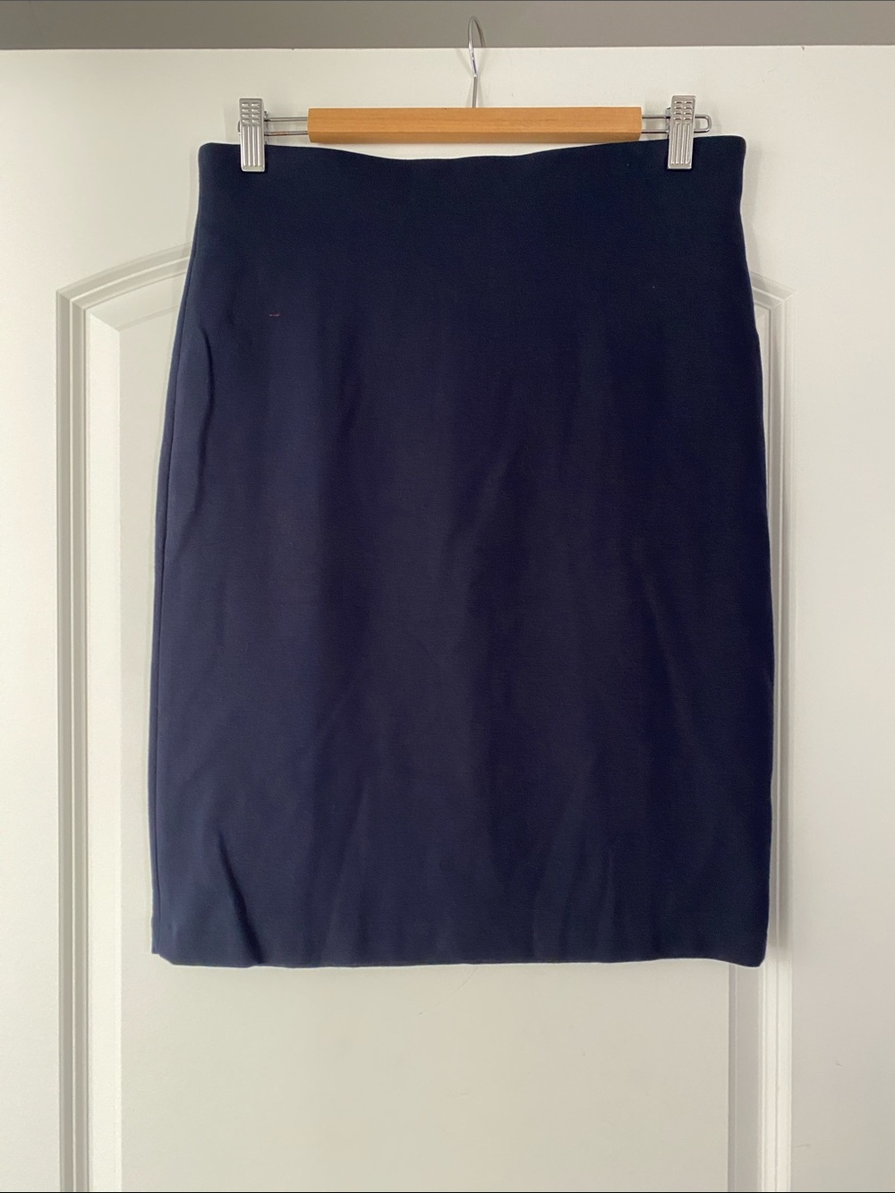 Philosophy Classic Navy Pencil Skirt